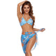 Three Piece Mesh Tummy Control Bikini Short Swimsuit