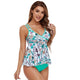 Backless Charming Printed Split Bikini Swimsuit
