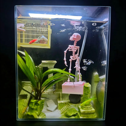 🔥Aquarium Dancing Skeleton Decor🔥