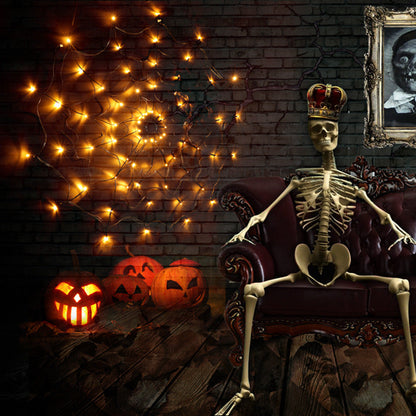 🎃Halloween presale-30% OFF🕸️Halloween Led Spider Web String Light🕷️