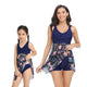 🎉Spring Sale 50% Off - Ruffle Floral Print One Piece Mommy and Daughter Swimsuits