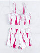 Tie Dye Bikini & High Waist Shorts Swimsuit