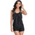 Retro Halter Ruched Two Piece Floral Swimsuit