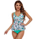 Backless Charming Printed Split Bikini Swimsuit