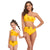 🎉Spring Sale 50% Off - Ruffled Split High Waist Tie Bikini Mommy and Me Swimsuit