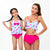 New Pink Cute Mommy And Me Swimsuit