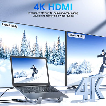 🏆Flash Sale⚡ 50K+ SOLD! Almost Gone-💥💻 8-in-1 USB-C Laptop Stand