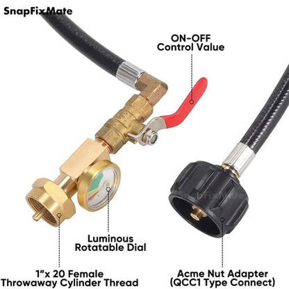 🔥Big Sale 🔥36 Inch  Propane Gas Tank Adapter Connector