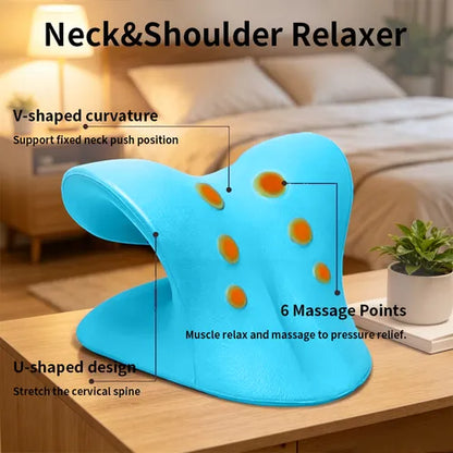 Neck Stretcher ,Neck Hump Corrector,Neck and Shoulder Relaxer Cervical Traction Device Pillow