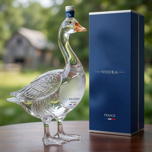 Vodka 3D Sculpted Goose Bottle