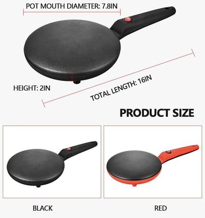 Instant 8" Electric Crepe Maker (Quick-Heat)
