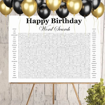🎉 Jumbo Thanksgiving Word Search Poster(🎉Giant 36"x24" Wall Game)
