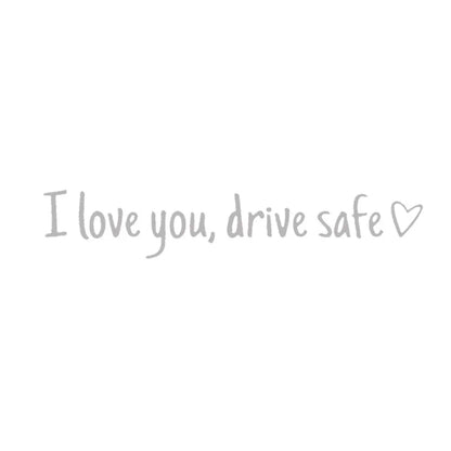✨This Week's Special Price  💓I love you, drive safe Sticker（3pcs） - Image 8