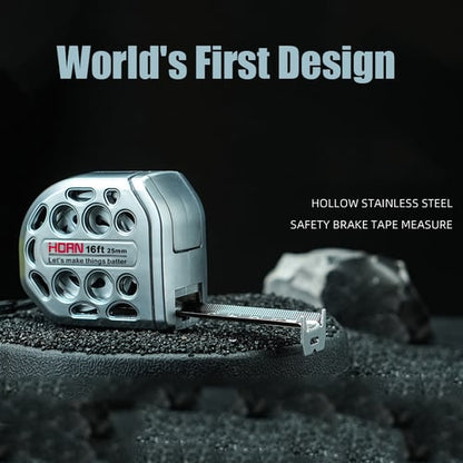 🔥2025 New16/25FT Stainless Steel Measuring Tape, Anti Rust,Strong Magnetism on The Bottom🔥
