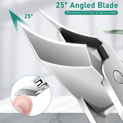 🔥Last Day Sale - Eagle Beak Angled Nail Clippers 3-Piece Set