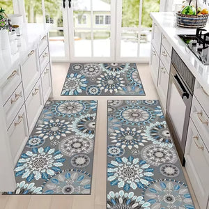 💖💖Boho Washable Kitchen Rugs Sets of 3 - Non Slip Kitchen Rugs