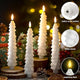 Funtery Flameless Taper Candles 🕯