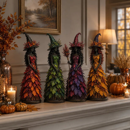 🔥LAST DAY 50% OFF - 🧙‍♀️Enchanted Autumn Witch Figurine(📦Buy 4 Free Shipping)