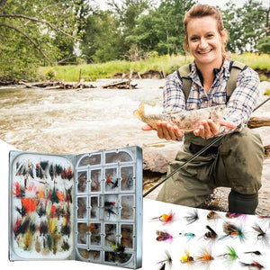 🎁The Ultimate Christmas Countdown Gift - 🎣Fly Fishing Advent Calendar – Handmade Flies + Waterproof Fly Box