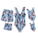 🎉Spring Sale 50% Off - Family Matching Blue Pink Flower Printed Swimsuits