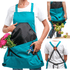 ✨Cross Back Gardening Apron With Deep Kangaroo Release Pockets