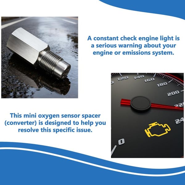 🚗1.5mm Car O2 Sensor-Car CEL Check Engine Light Adapter Eliminator