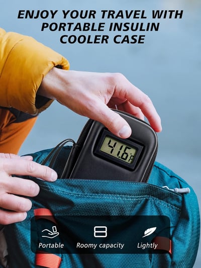 ✨LAST DAY 🔥Insulin Cooler Travel Case with Temperature Display