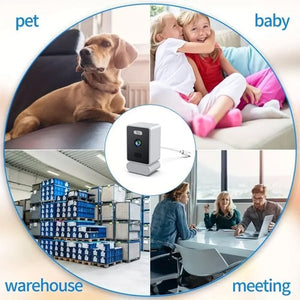 🔥🔥3MP 2K Window Camera,2.4GHz & 5GHz WiFi Indoor Cameras for Home Security with ChromaMax Al Color Night Vision