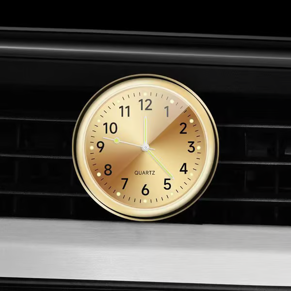 🔥Vintage gift-Luminous decoration mini clock for car/motorcycle/Sewing machine