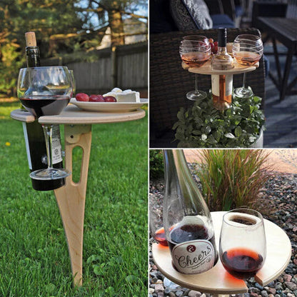 Christmas Hot Sale🔥Outdoor Folding Wine Table