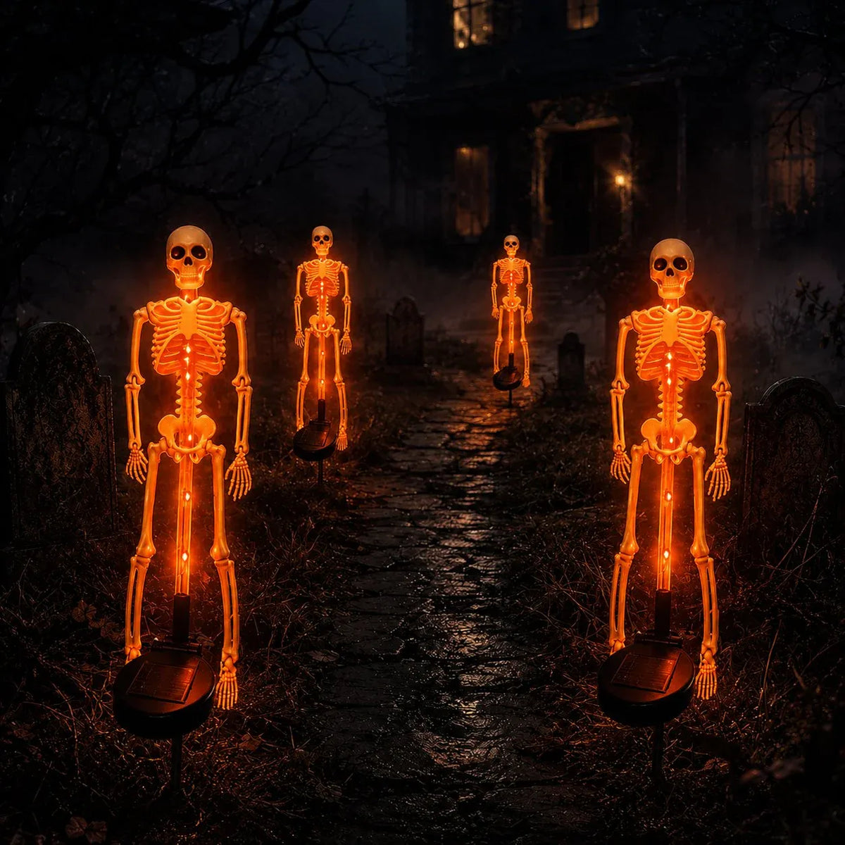 💀 Solar Skeleton Yard Stake - Image 12