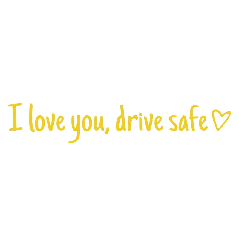 ✨This Week's Special Price  💓I love you, drive safe Sticker（3pcs） - Image 7