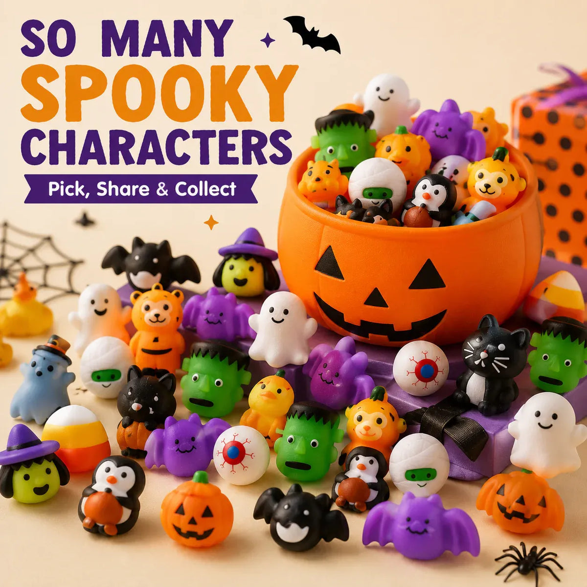 🎃 30PCS Halloween Mochi Squishy Toys - Image 4