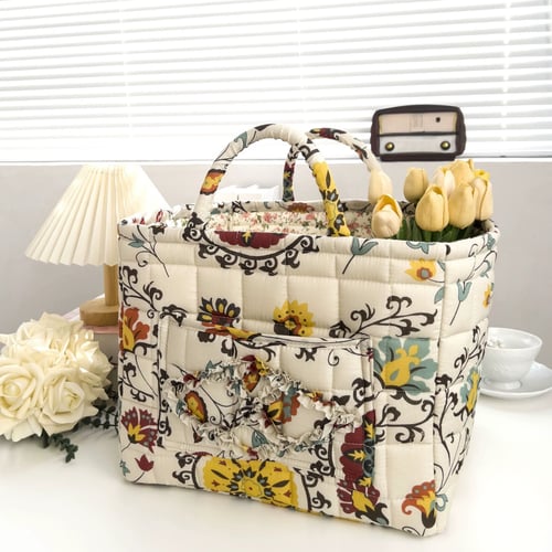 🔥2026 BIG Sale💐💥Boho Fabric Storage Basket🌸