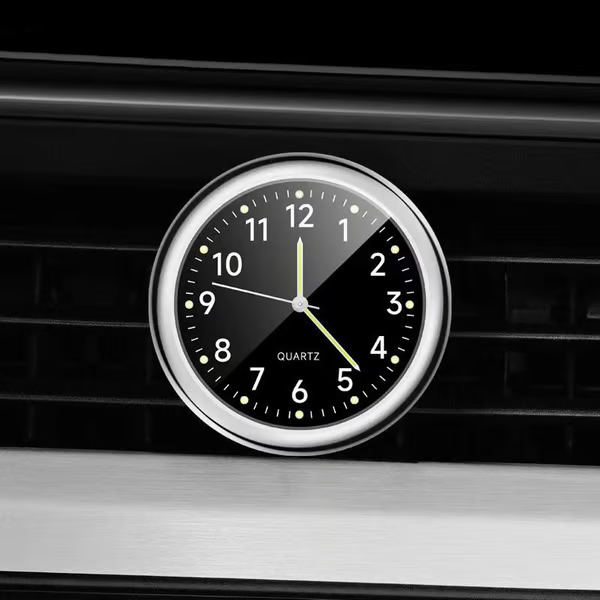 🔥Vintage gift-Luminous decoration mini clock for car/motorcycle/Sewing machine