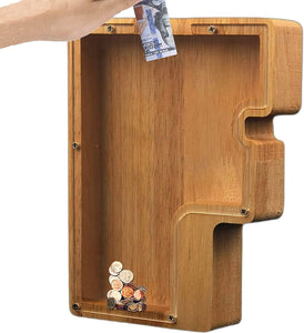 Piggy Bank-Wood Gift For Kids-Customizable name