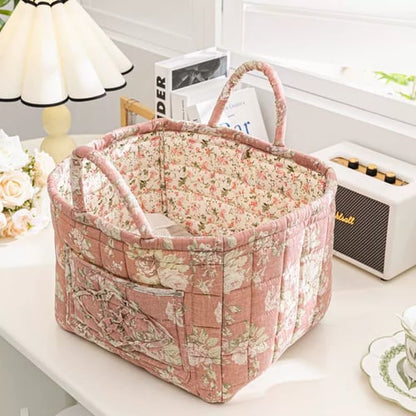 🔥2026 BIG Sale💐💥Boho Fabric Storage Basket🌸