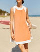 ⏰Hot Sale-Women's Casual Color Block Sleeveless Tops Matching Shorts with Pockets(Buy 2 Free Shipping)