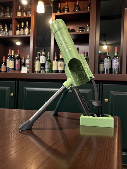 🚀 51mm Beer Bottle Mortar Bottle Opener 🍻– Novelty Cap-Launching Desk & Bar Accessory🔥