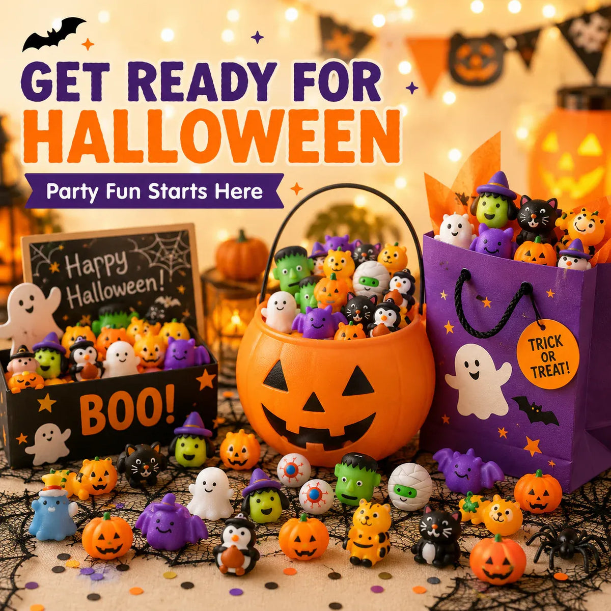🎃 30PCS Halloween Mochi Squishy Toys - Image 8