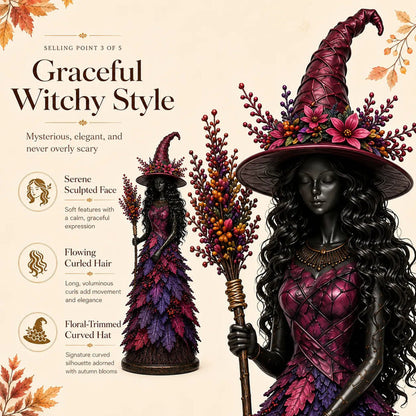 🔥LAST DAY 50% OFF - 🧙‍♀️Enchanted Autumn Witch Figurine(📦Buy 4 Free Shipping)