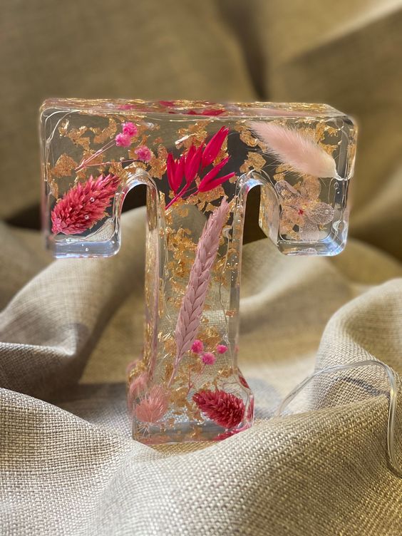 🌸Last Day 49% OFF - Flowers Resin Night Light