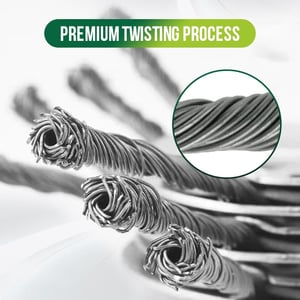 🔥👨‍🌾6 inch Steel Wire Brush Cutter Trimmer Head