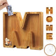 Piggy Bank-Wood Gift For Kids-Customizable name