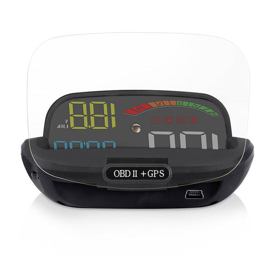 Car Heads Up Display-Fully compatible with OBD+GPS dual system, suitable for any car