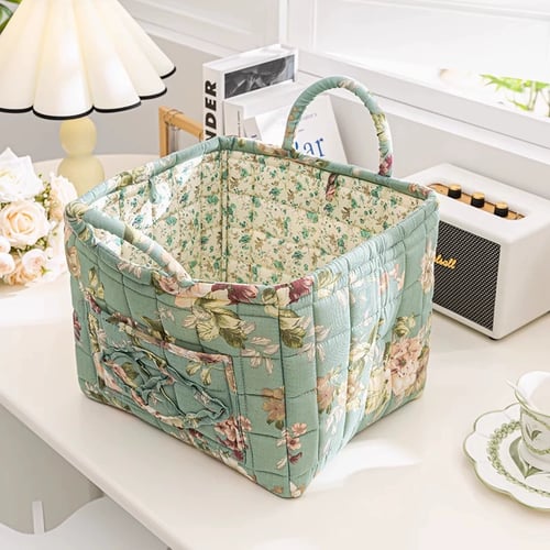 🔥2026 BIG Sale💐💥Boho Fabric Storage Basket🌸