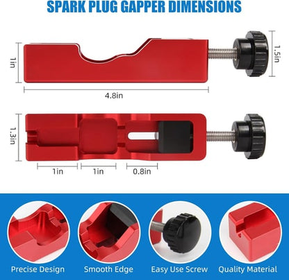 🔧 Spark Plug Gap Tool with Feeler Gauge