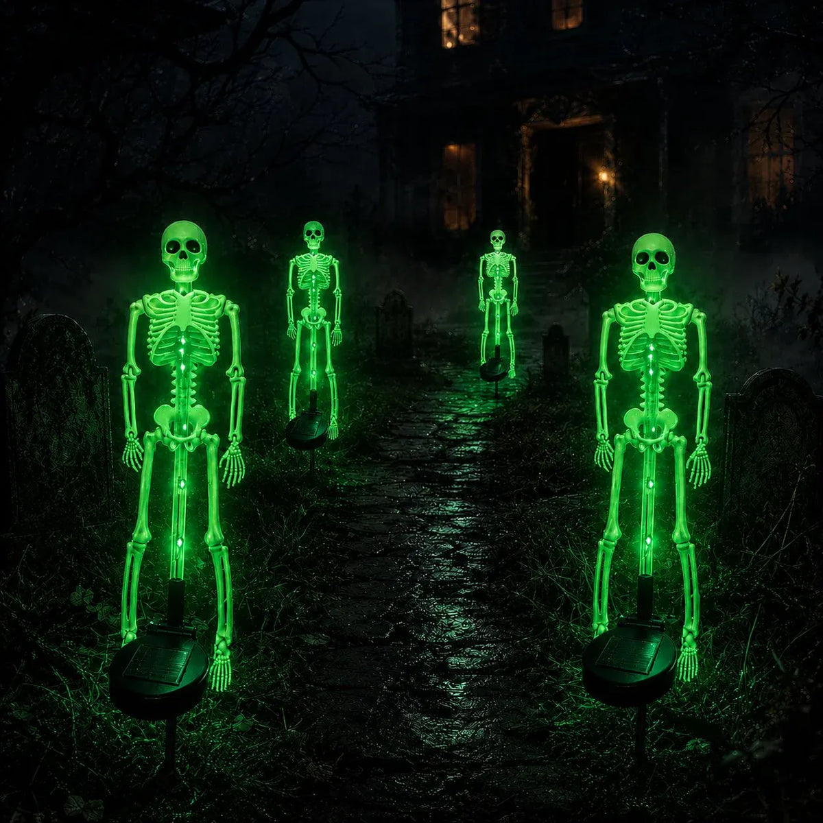 💀 Solar Skeleton Yard Stake - Image 15