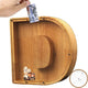 Piggy Bank-Wood Gift For Kids-Customizable name