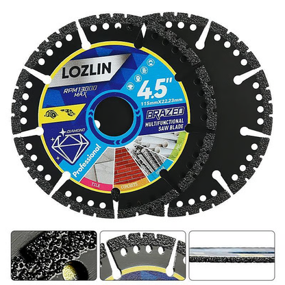 🛠️ Cut Any Material Instantly - 49% OFF- ✨ 4.5" Multi-Material Diamond Blade - Zero Compromise, Max Durability